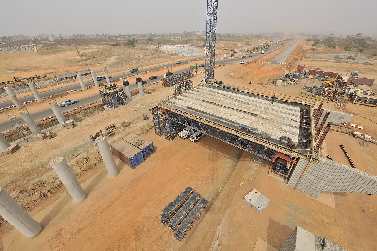Road and infrastructure construction project